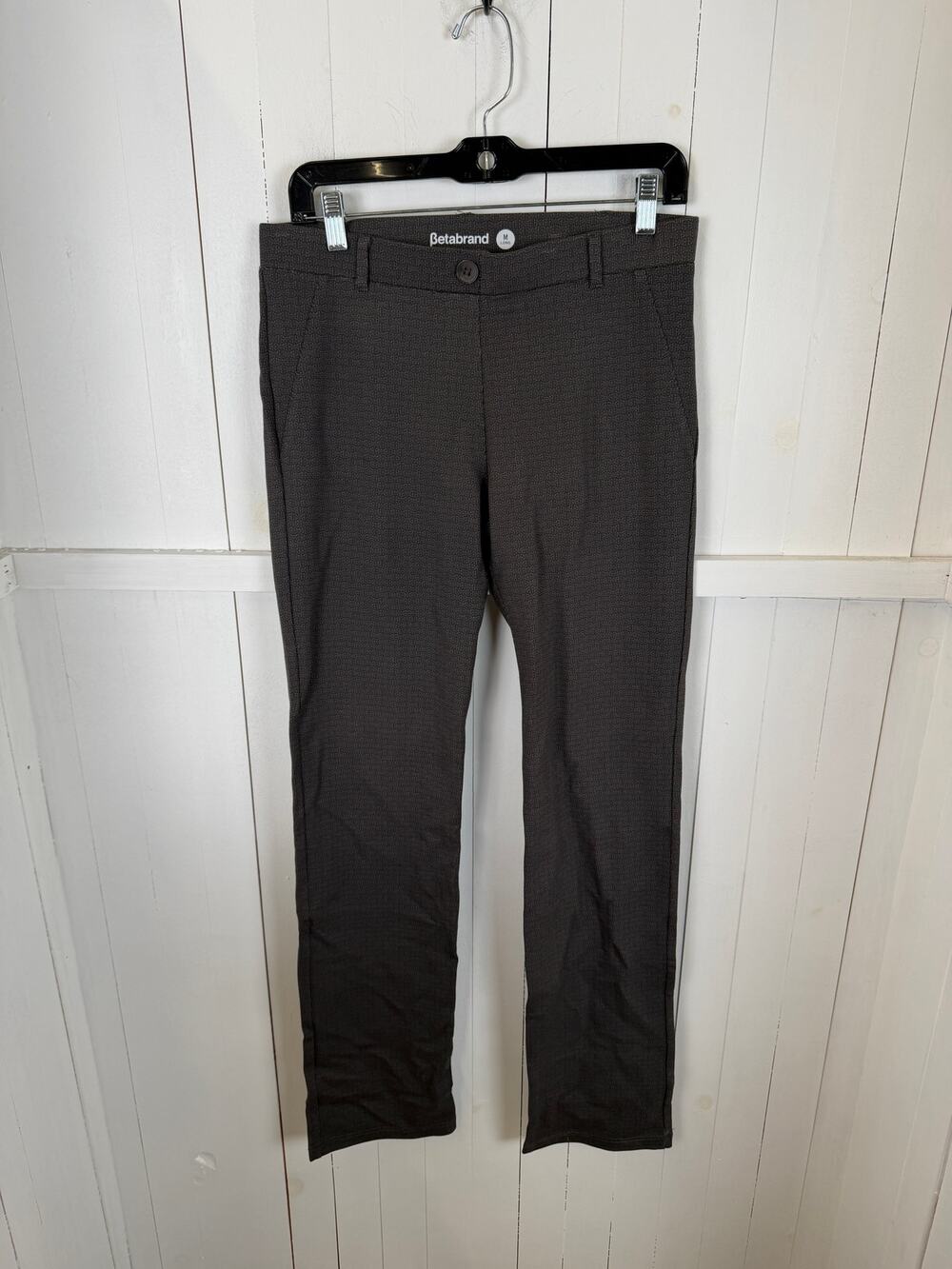 Betabrand Gray Ankle Pants Women's Size M New Without Tags